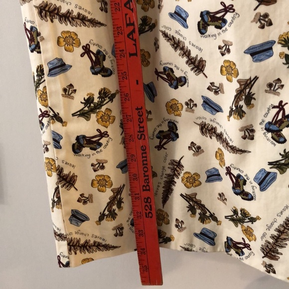 Marisa Canvas Skirt Size 10 Fall Motif - Picture 3 of 7